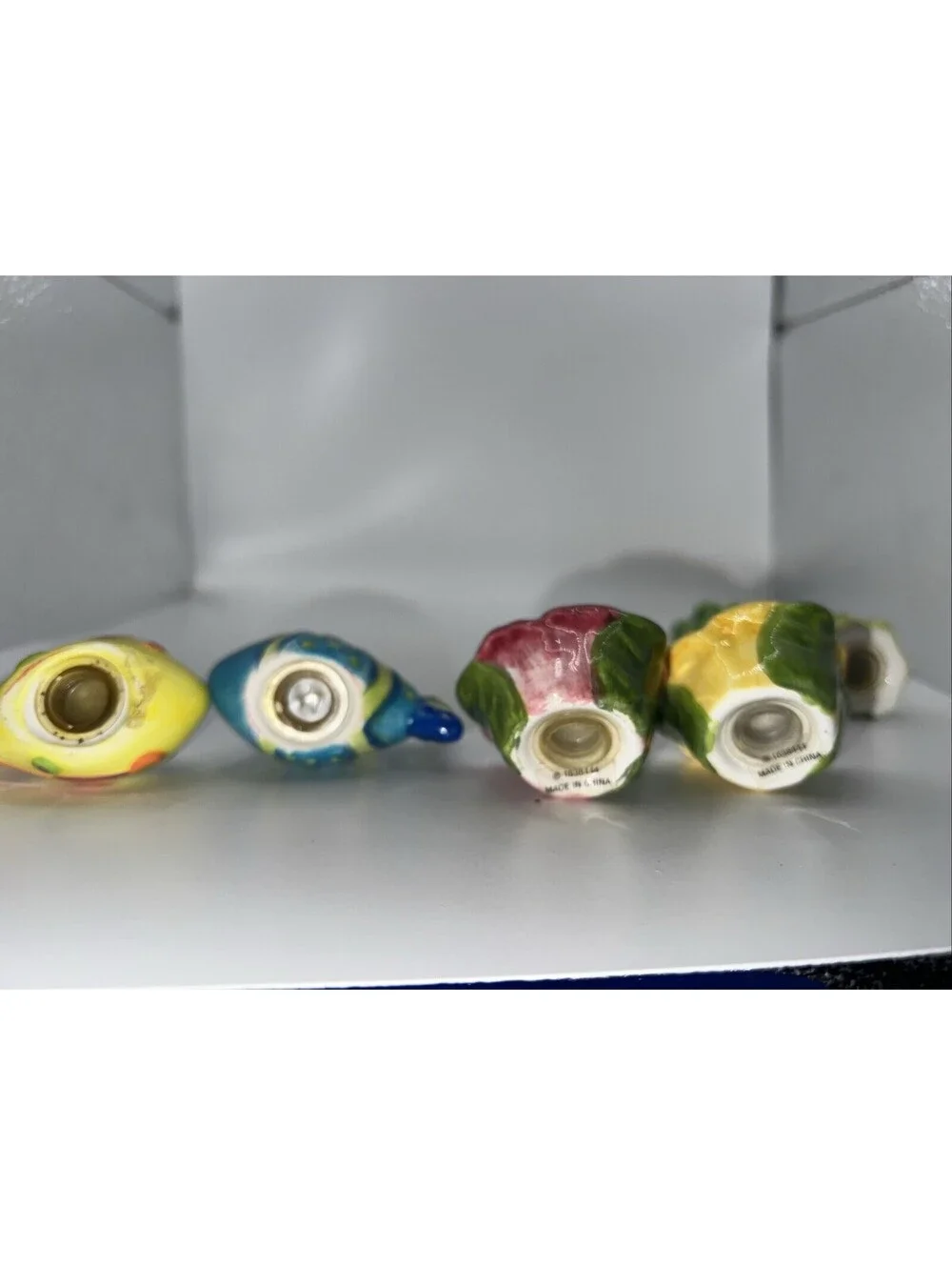 3 Sets Of Mini Salt And Pepper Shakers.